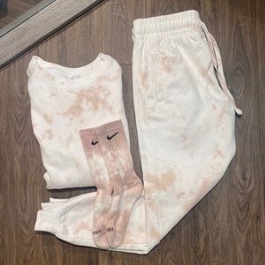 Hand dye Jogger set (socks included)